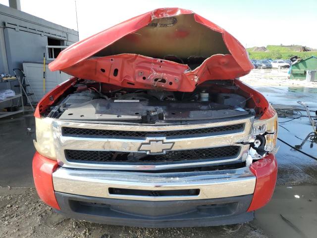 1GCRCSEA5BZ168193 - 2011 CHEVROLET SILVERADO C1500 LT RED photo 5