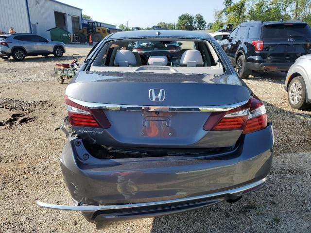 1HGCR2F09GA139183 - 2016 HONDA ACCORD EX GRAY photo 6