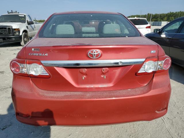 2T1BU4EE7CC868919 - 2012 TOYOTA CORROLA BASE RED photo 6