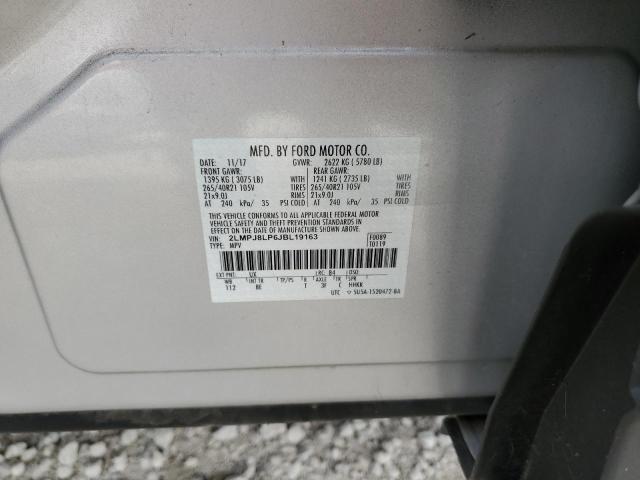 2LMPJ8LP6JBL19163 - 2018 LINCOLN MKX RESERVE فضي صورة 14