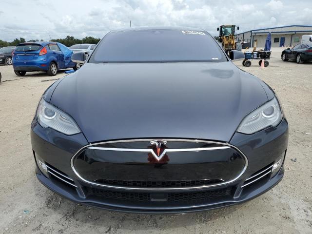 5YJSA1H28EFP66178 - 2014 TESLA MODEL S 灰色 照片 5
