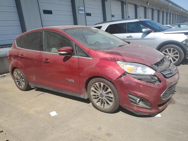 1FADP5FU2HL115834 - 2017 FORD C-MAX TITANIUM BURGUNDY photo 4