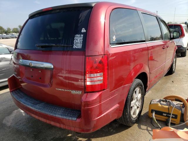 2A4RR2D18AR414883 - 2010 CHRYSLER TOWN & COU LX BURGUNDY photo 3