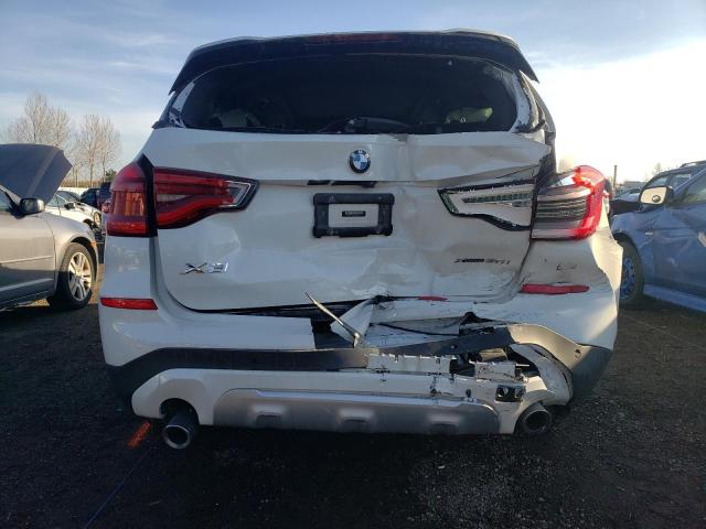 5UXTR9C51KLD92519 - 2019 BMW X3 XDRIVE30I WHITE photo 6