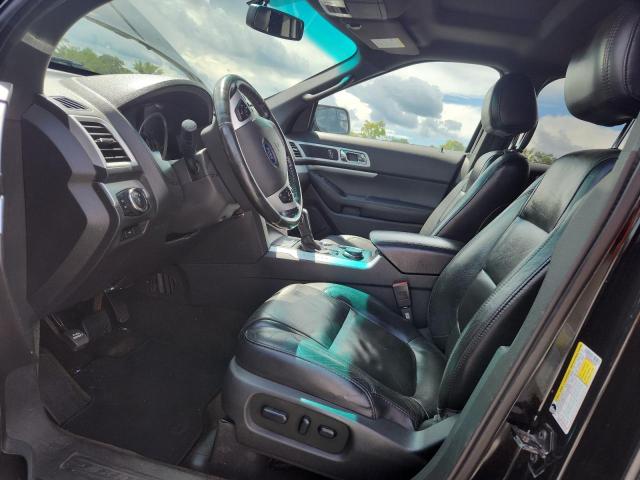 1FM5K8D8XDGC59053 - 2013 FORD EXPLORER XLT Սև լուսանկար 7