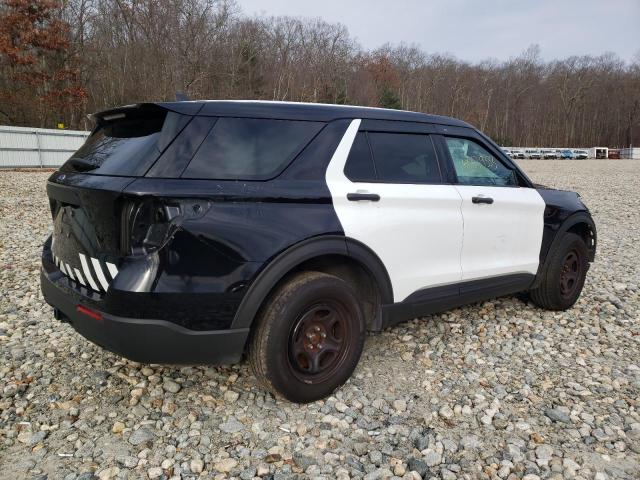 1FM5K8AB1NGA55209 - 2022 FORD EXPLORER POLICE INTERCEPTOR TWO TONE photo 3