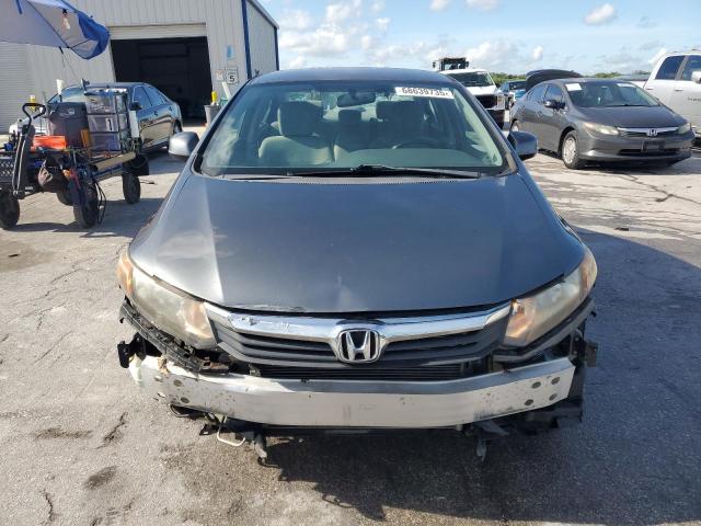 19XFB2F51CE089527 - 2012 HONDA CIVIC LX ნაცრისფერი ფოტო 5