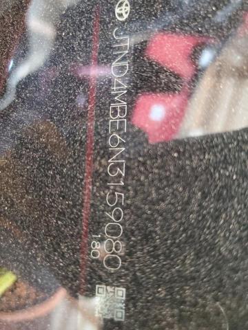 JTND4MBE6N3159080 - 2022 TOYOTA COROLLA SE MAROON photo 12