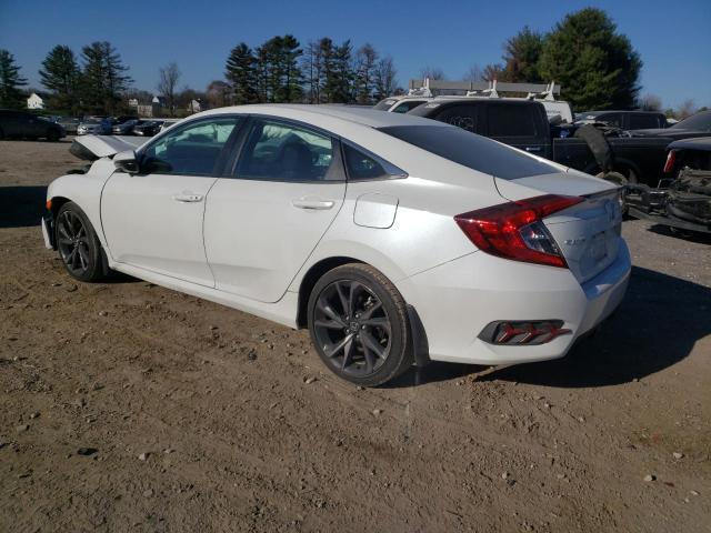 19XFC2F84LE028745 - 2020 HONDA CIVIC SPORT Biały zdjęcie 2