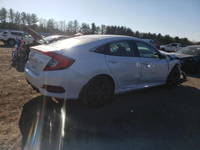 19XFC2F84LE028745 - 2020 HONDA CIVIC SPORT Biały zdjęcie 3