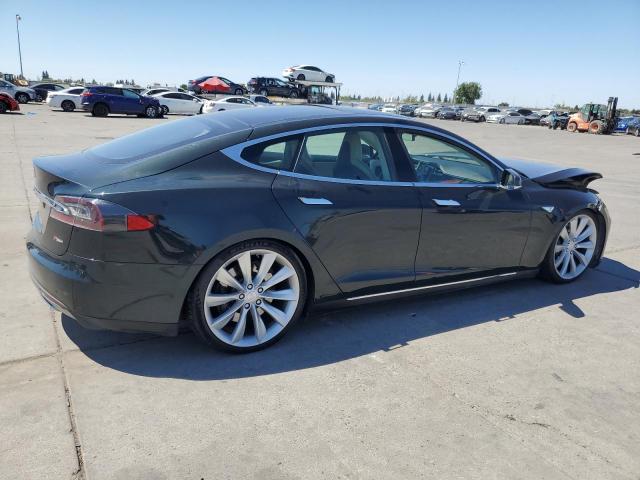 5YJSA1DP3DFP15798 - 2013 TESLA MODEL S 绿色 照片 3