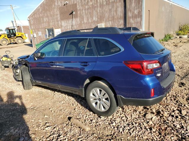 4S4BSAFCXH3231956 - 2017 SUBARU OUTBACK 2.5I PREMIUM BLUE photo 2