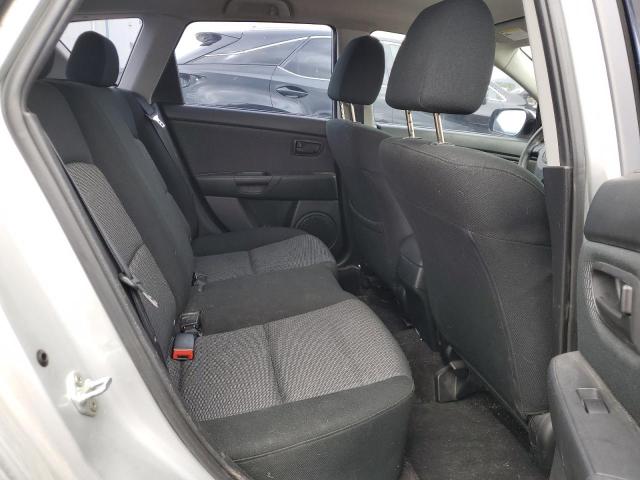 JM1BK34F081113651 - 2008 MAZDA 3 I SILVER photo 10