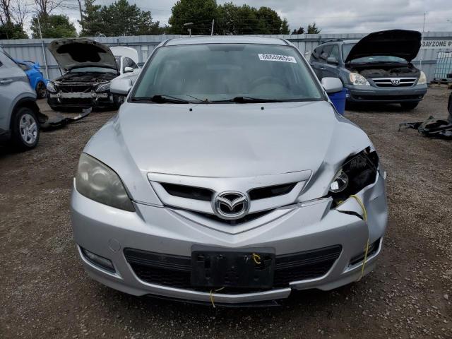 JM1BK34F081113651 - 2008 MAZDA 3 I SILVER photo 5