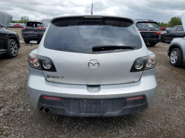 JM1BK34F081113651 - 2008 MAZDA 3 I SILVER photo 6