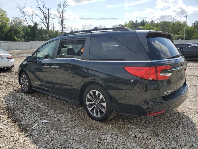 5FNRL6H71NB032838 - 2022 HONDA ODYSSEY EXL BLACK photo 2