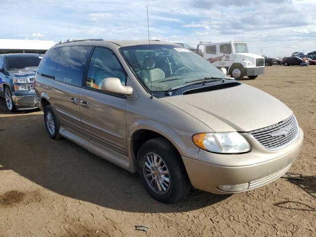 2C8GP64L02R632215 - 2002 CHRYSLER TOWN & COU LIMITED TAN photo 4