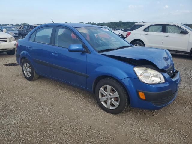 KNADE223196543662 - 2009 KIA RIO BASE BLUE photo 4