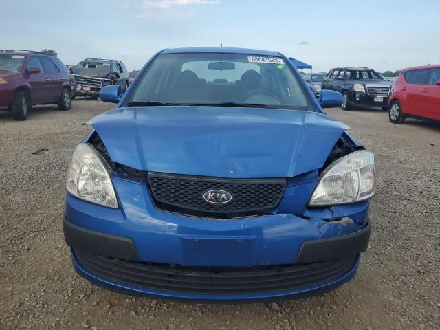 KNADE223196543662 - 2009 KIA RIO BASE BLUE photo 5