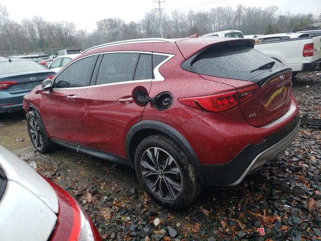 SJKCH5CR6JA053453 - 2018 INFINITI QX30 BASE RED photo 2