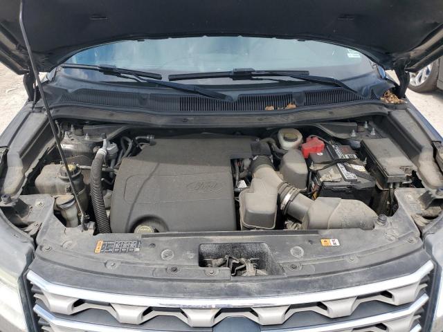 1FM5K8D88GGC02693 - 2016 FORD EXPLORER XLT შავი ფოტო 11