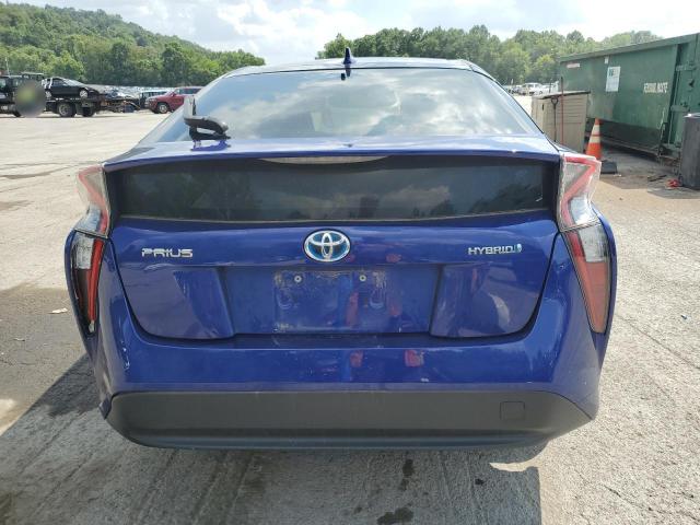 JTDKBRFU4G3509745 - 2016 TOYOTA PRIUS BLUE photo 6