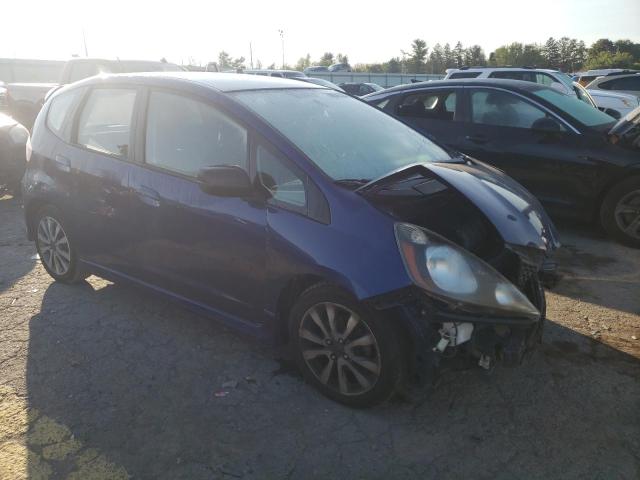 JHMGE8H51CC038157 - 2012 HONDA FIT SPORT BLUE photo 4