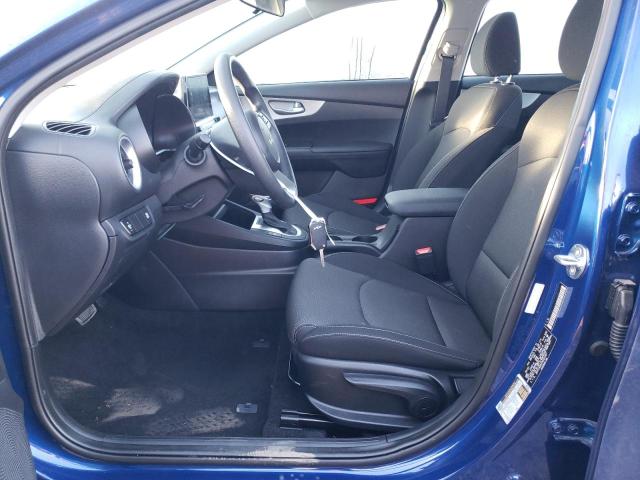 3KPF24AD1PE623187 - 2023 KIA FORTE LX BLUE photo 7