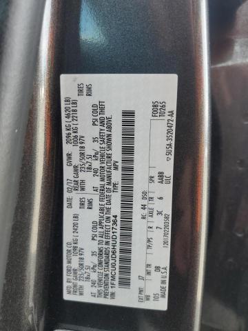 1FMCU0JD6HUD17364 - 2017 FORD ESCAPE TITANIUM GRAY photo 13