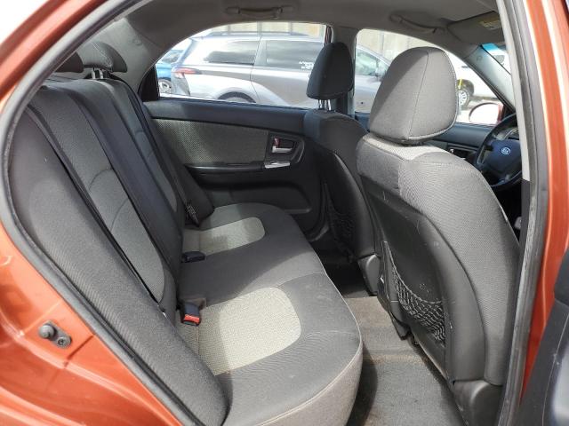 KNAFE222395027308 - 2009 KIA SPECTRA EX ORANGE photo 10