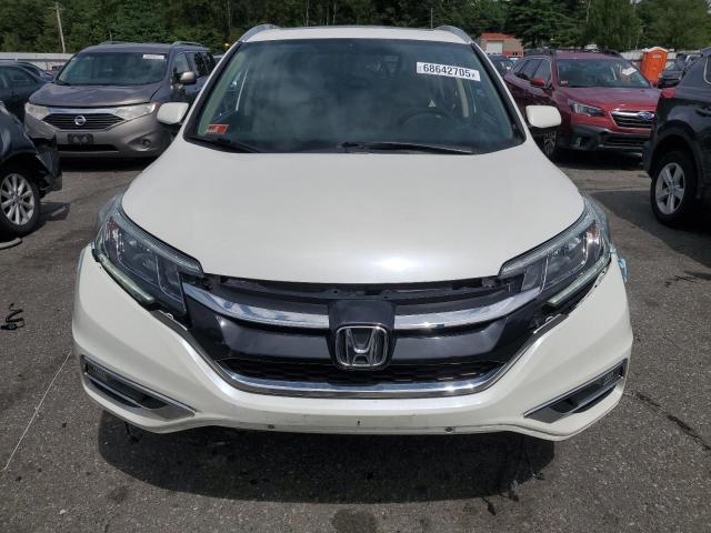 5J6RM3H71FL019673 - 2015 HONDA CR-V EXL WHITE photo 5