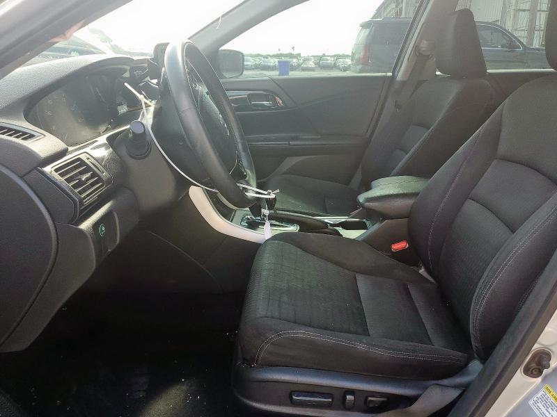 1HGCR2F5XFA061989 - 2015 HONDA ACCORD SPORT GRAY photo 7