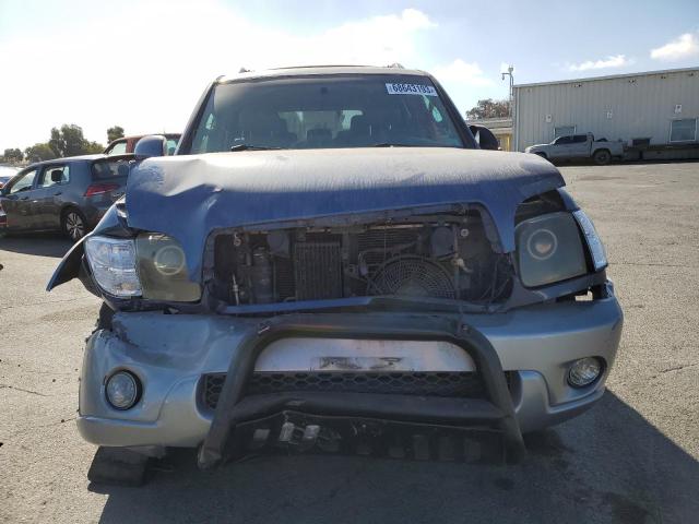 5TDBT44A52S084245 - 2002 TOYOTA SEQUOIA SR5 BLUE photo 5