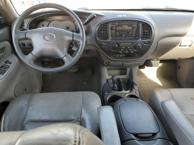 5TDBT44A52S084245 - 2002 TOYOTA SEQUOIA SR5 BLUE photo 8