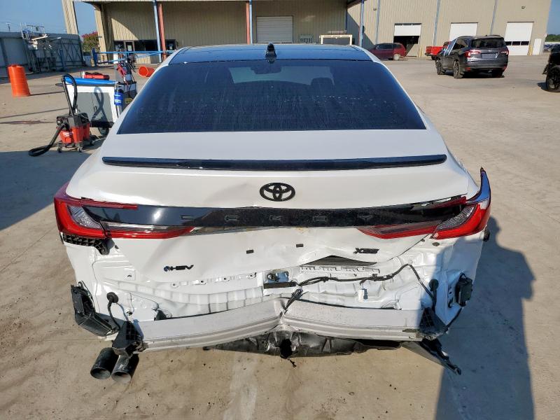 4T1DAACKXSU076480 - 2025 TOYOTA CAMRY XSE WHITE photo 6
