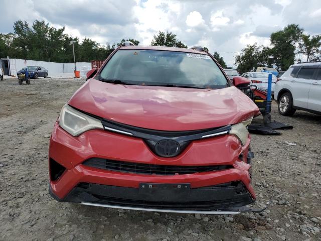 2T3WFREV1GW254288 - 2016 TOYOTA RAV4 XLE RED photo 5