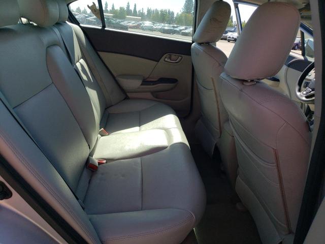 2HGFB2F53CH567193 - 2012 HONDA CIVIC LX ვერცხლისფერი ფოტო 10