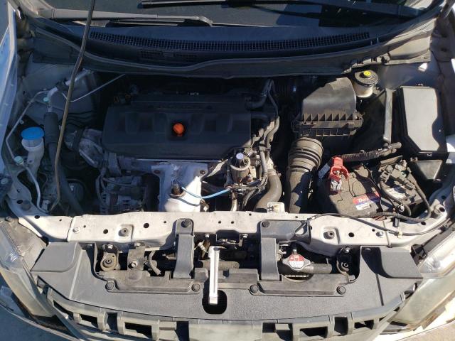 2HGFB2F53CH567193 - 2012 HONDA CIVIC LX ვერცხლისფერი ფოტო 11