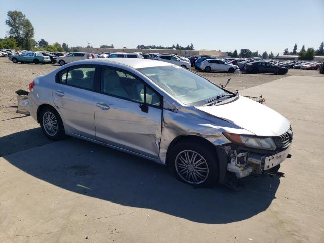 2HGFB2F53CH567193 - 2012 HONDA CIVIC LX ვერცხლისფერი ფოტო 4