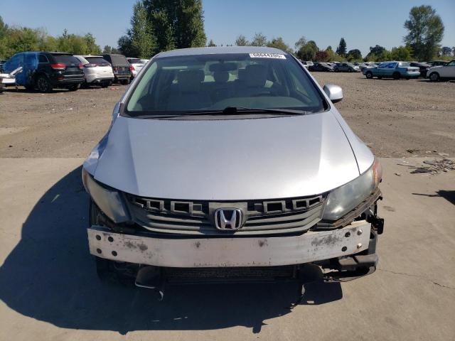 2HGFB2F53CH567193 - 2012 HONDA CIVIC LX ვერცხლისფერი ფოტო 5