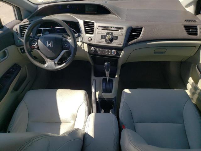 2HGFB2F53CH567193 - 2012 HONDA CIVIC LX ვერცხლისფერი ფოტო 8