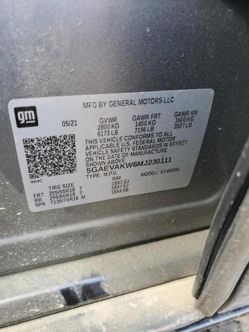 5GAEVAKW6MJ230111 - 2021 BUICK ENCLAVE ESSENCE Gümüş fotoğraf 14