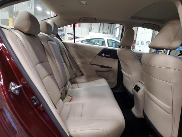 1HGCR3F80HA016451 - 2017 HONDA ACCORD EXL MAROON photo 10