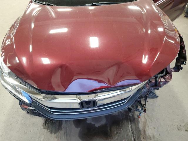 1HGCR3F80HA016451 - 2017 HONDA ACCORD EXL MAROON photo 11