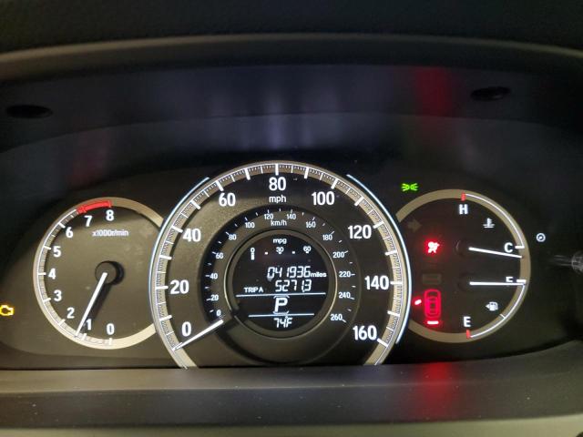 1HGCR3F80HA016451 - 2017 HONDA ACCORD EXL MAROON photo 9