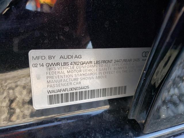 WAUAFAFL0EN034425 - 2014 AUDI A4 PREMIUM CHARCOAL photo 12