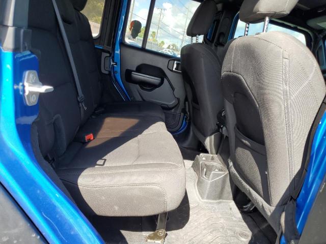 1C4HJXDN0MW701722 - 2021 JEEP WRANGLER U SPORT Синій фото 11