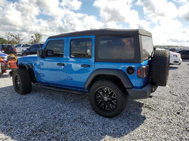 1C4HJXDN0MW701722 - 2021 JEEP WRANGLER U SPORT Синій фото 2
