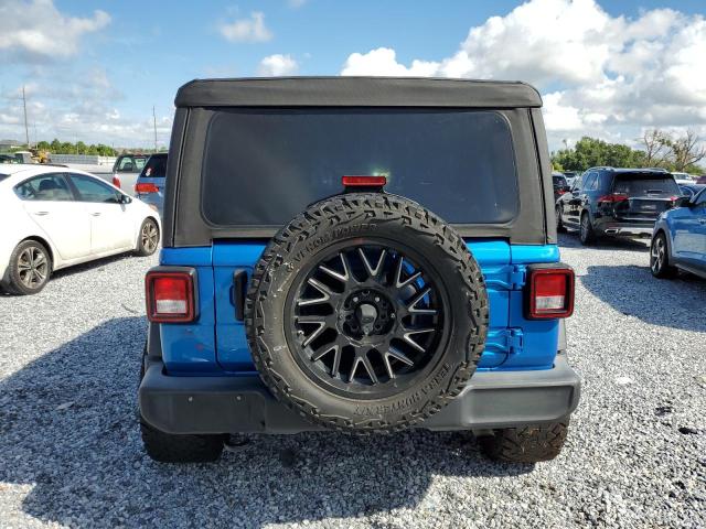 1C4HJXDN0MW701722 - 2021 JEEP WRANGLER U SPORT Синій фото 6