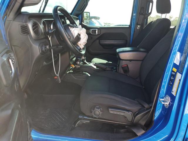 1C4HJXDN0MW701722 - 2021 JEEP WRANGLER U SPORT Синій фото 7